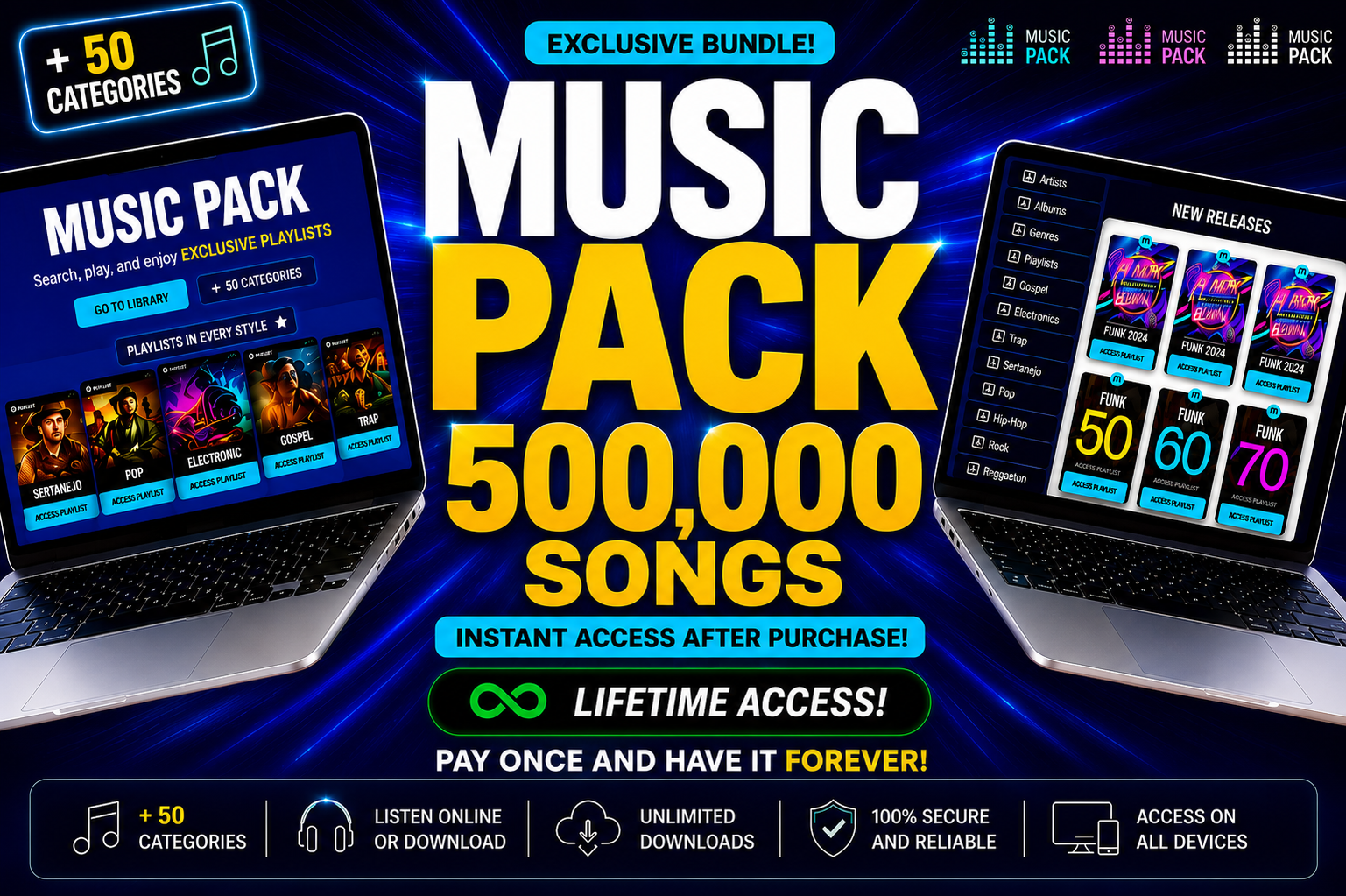 500,000 Music Pack